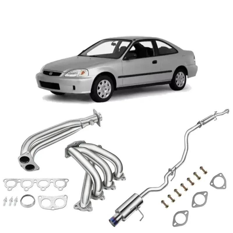 Honda Civic Dx/Lx 1992–2000 Exhaust Kit | Header + Catback 1