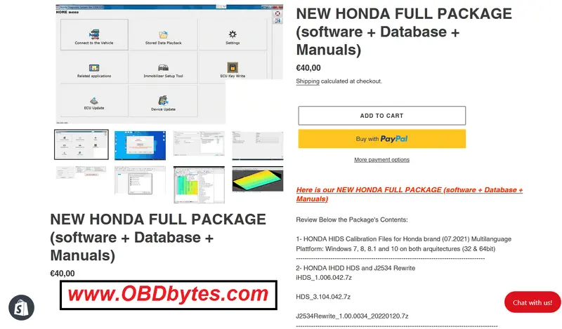 Honda Hds 3.105.036 + I-Hds 1.009.001 Software_Full Package 2