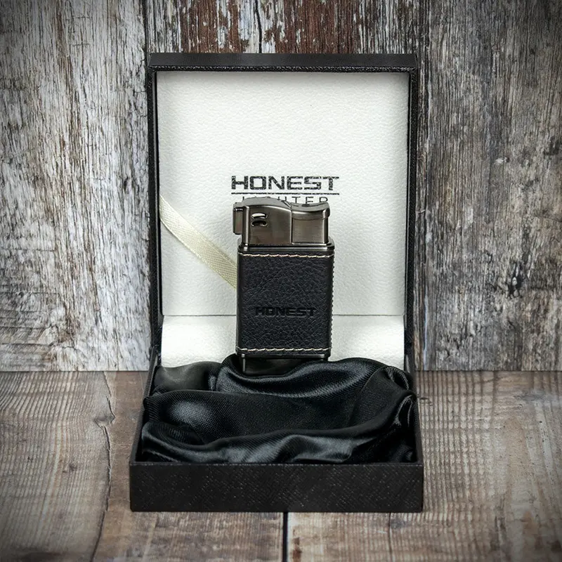 Honest Boyd Pipe Lighter - Titanium/Black 2
