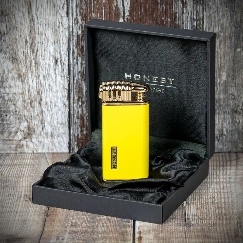Honest Burley Pipe Lighter - Yellow 1