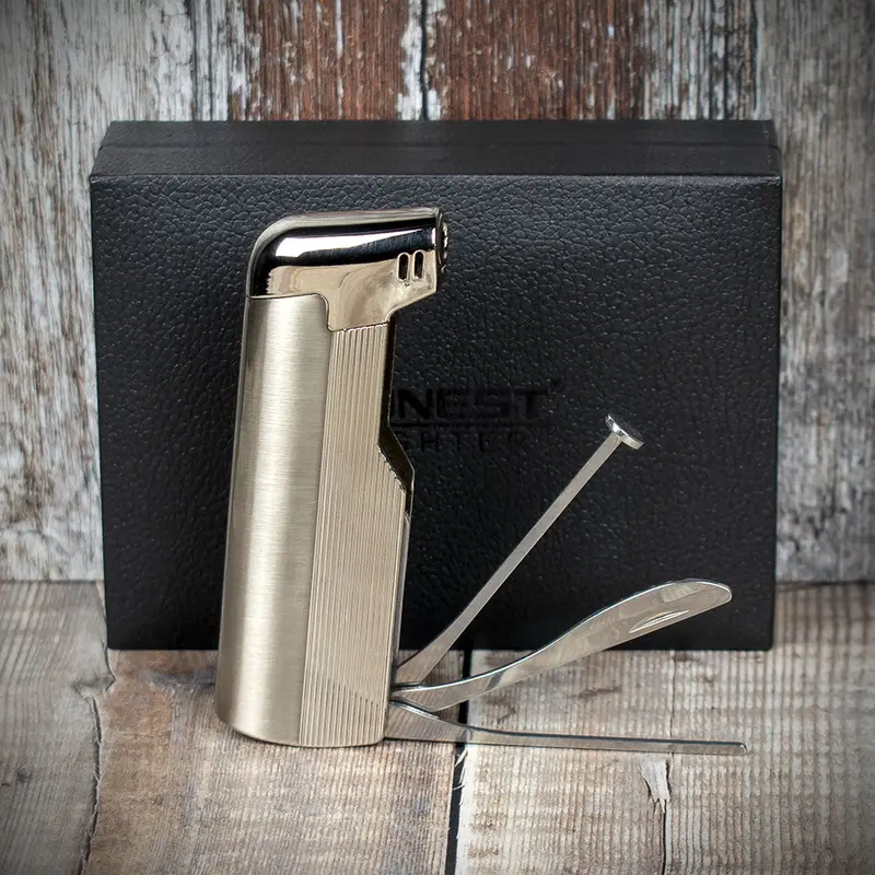 Honest Penryn Pipe Lighter - Chrome 2