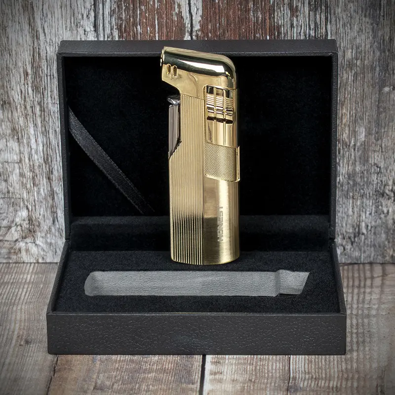 Honest Penryn Pipe Lighter -  Gold 1