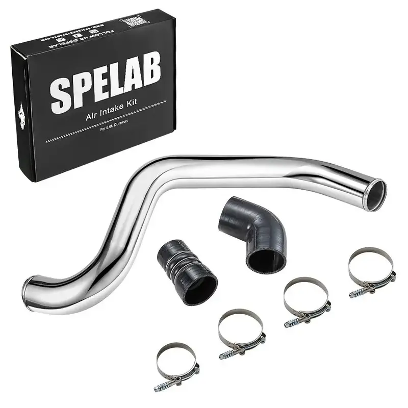 Hot Side Intercooler Pipe Kit For 2004.5-2010 6.6 Lly Lbz Lmm Duramax Diesel | Spelab 1