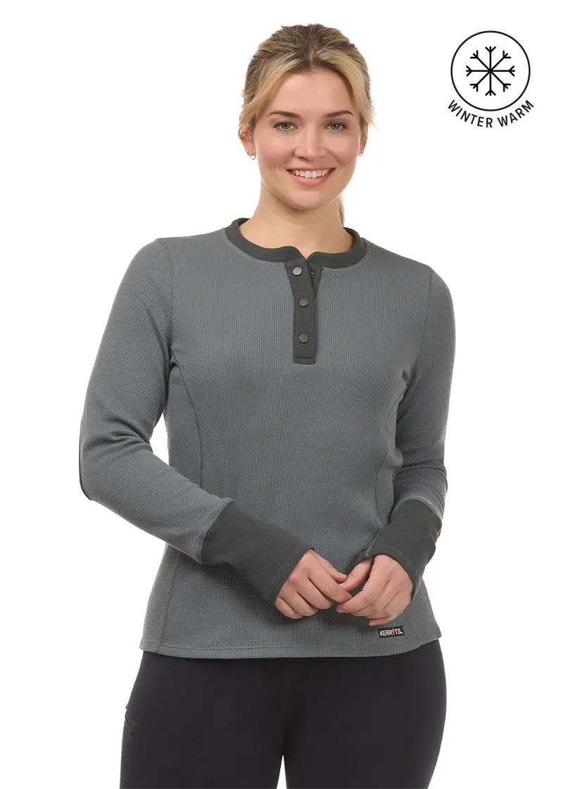 Hot To Trot Thermal Henley 1