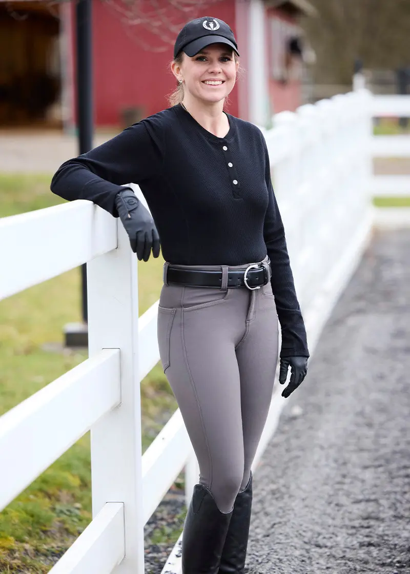 Hot To Trot Thermal Henley 10