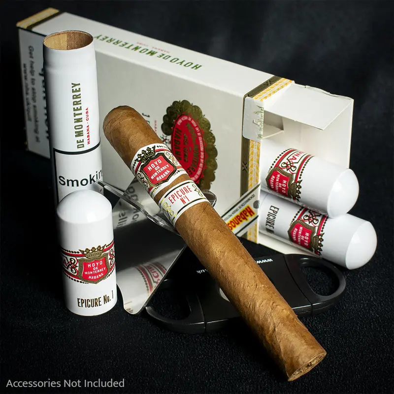 Hoyo De Monterrey Epicure No.1 Tubos Cuban Cigars - 3 Pack 1
