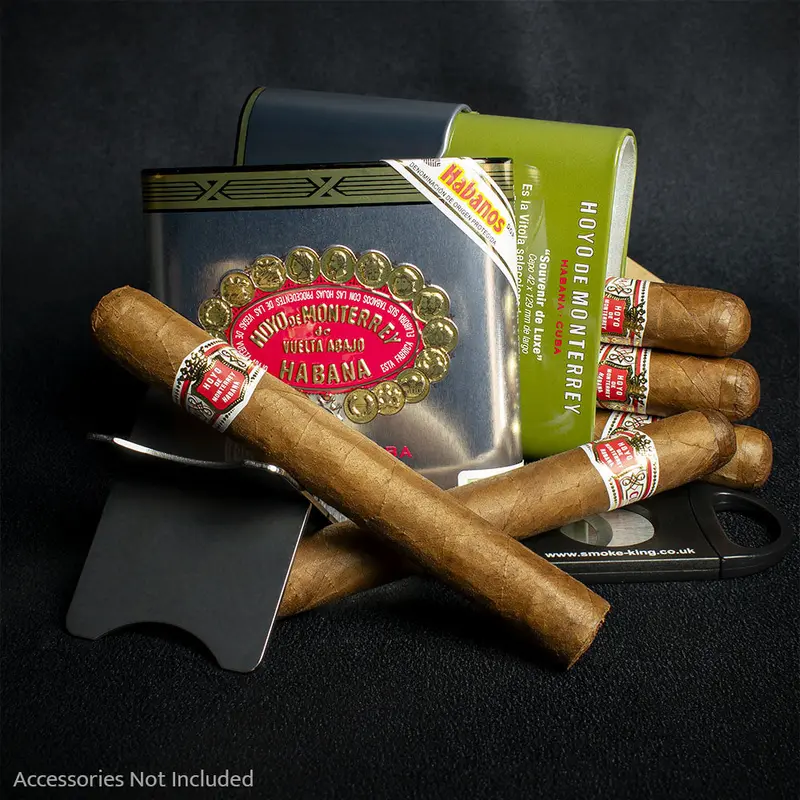 Hoyo De Monterrey Souvenir De Luxe Cuban Cigars - Tin Of 5 1