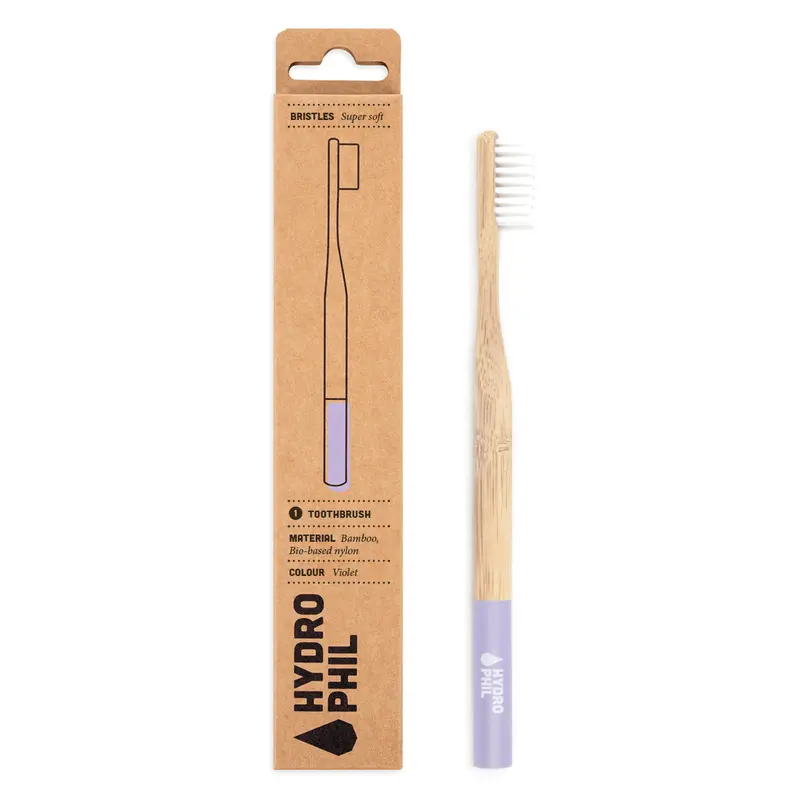 Hydrophil Super Soft Bamboo Toothbrush - Purple 1