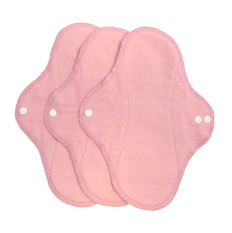 Imse Classic Cotton Flannel Regular Menstrual Pads 3 Pack - Blossom Solid 1