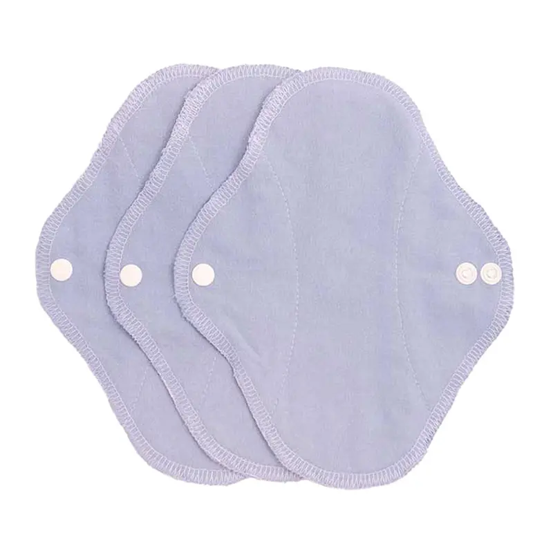 Imse Cotton Flannel Panty Liners 3 Pack - Denim Solid 1