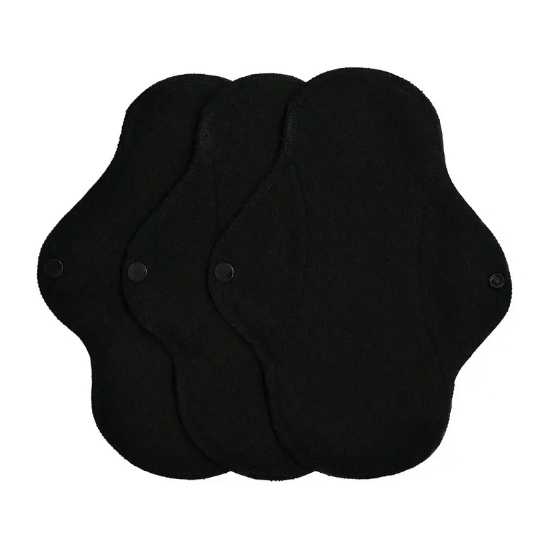 Imse Small Black Workout Period Pads - 3 Pack 1