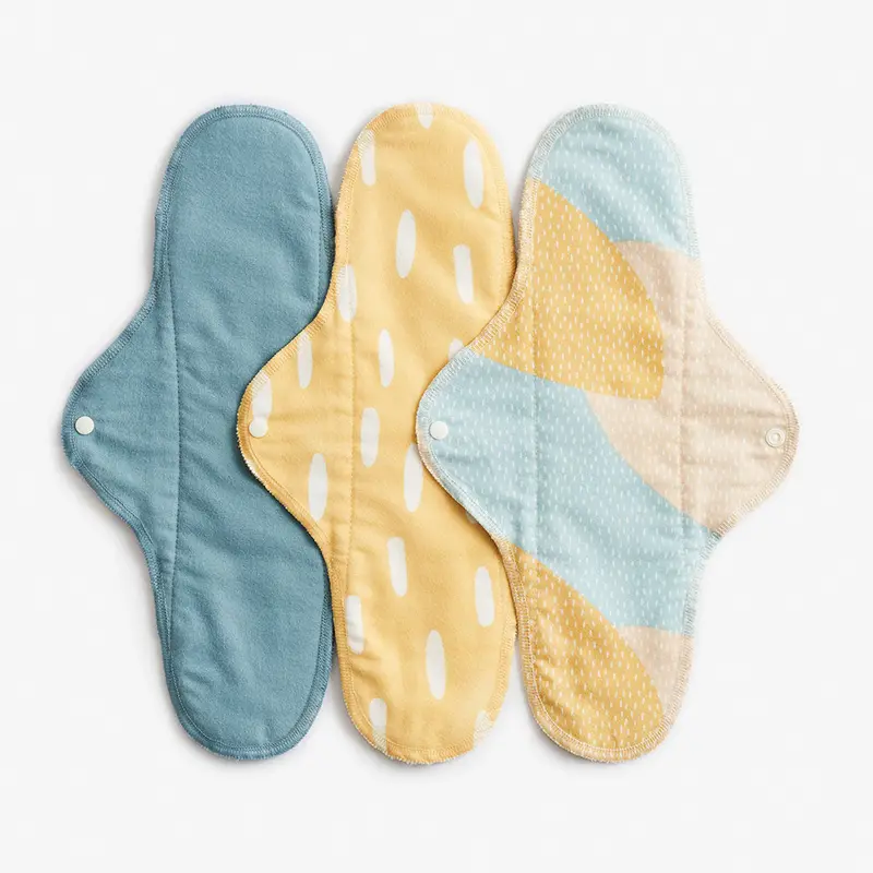 Imse Vimse Classic Cotton Flannel Night Pads 3 Pack 3