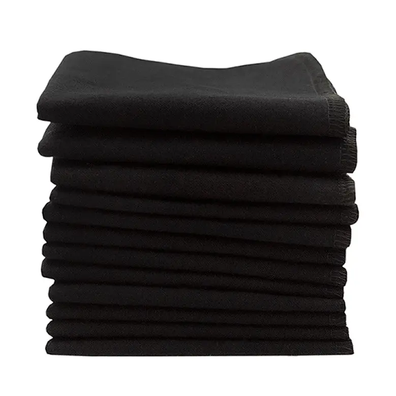 Imse Vimse Cotton Flannel 10 Reusable Wipes - Black 1
