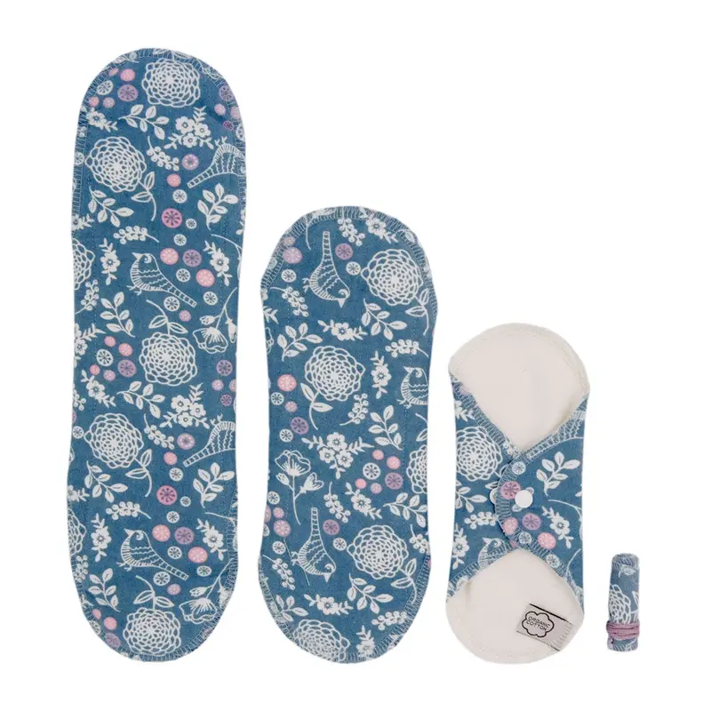 Imse Vimse Organic Cotton Menstrual Trial Kit - Garden 1