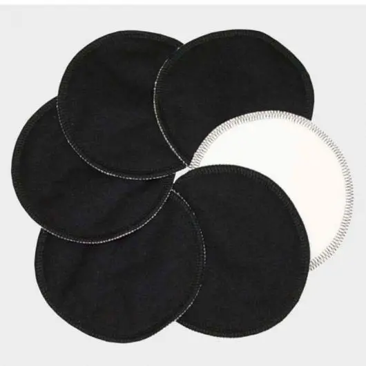Imse Vimse Organic Stay Dry Black Nursing Pads 1