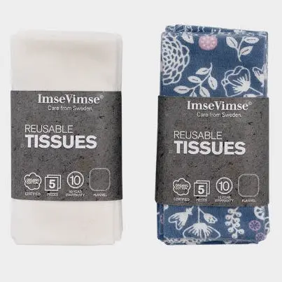 Imse Vimse Reusable Organic Cotton Handkerchiefs 1