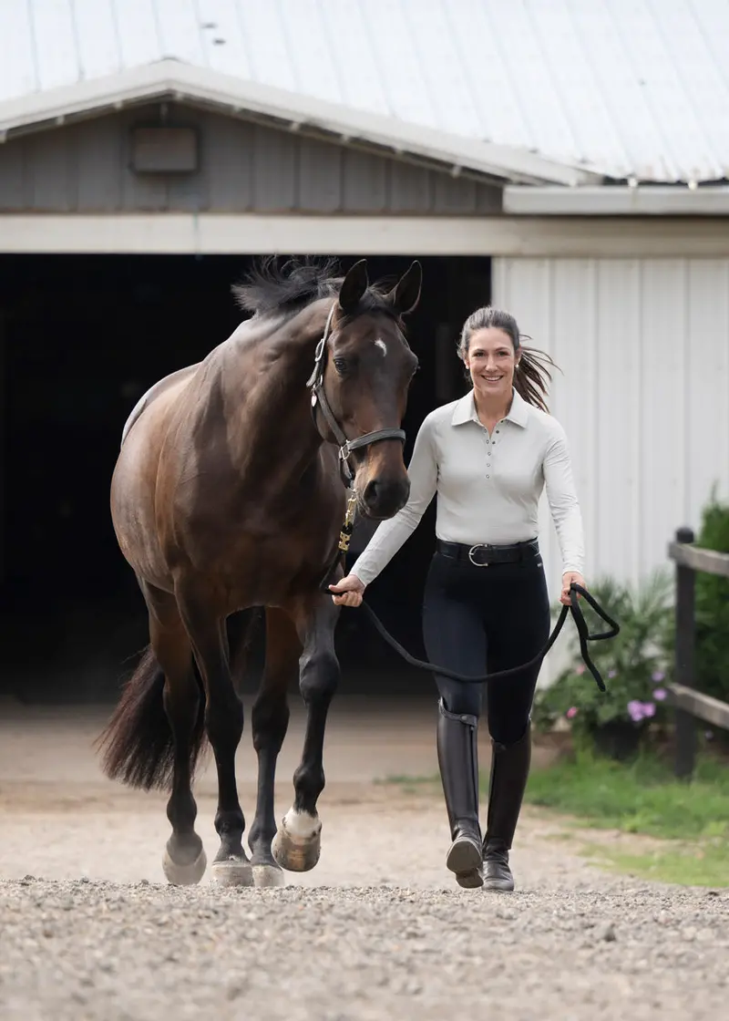 In A Snap Long Sleeve Equestrian Clinic Shirt 3
