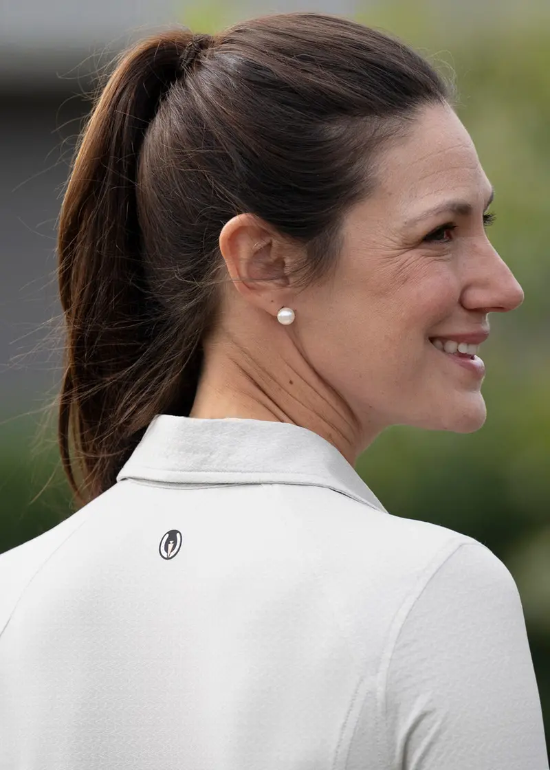 In A Snap Long Sleeve Equestrian Clinic Shirt 5