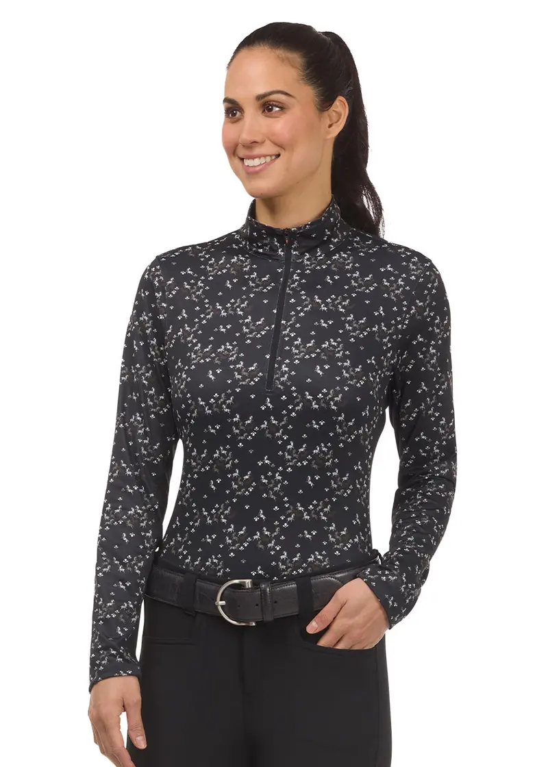 In The Zone Coolcore® Long Sleeve Riding Shirt 1