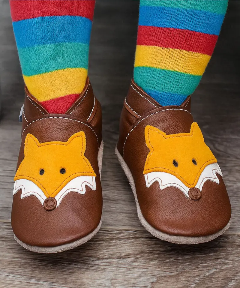 Inch Blue Rubber Sole Barefoot Shoes - Mr Fox 2