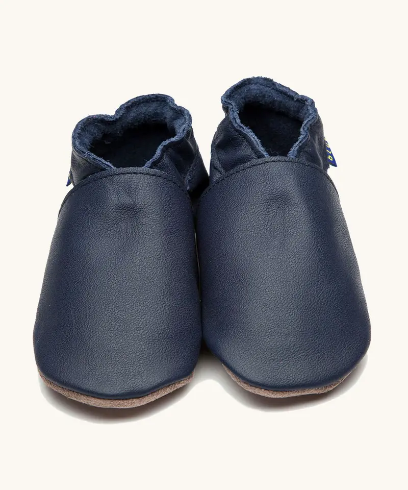 Inch Blue Rubber Sole Barefoot Shoes - Navy Blue 1