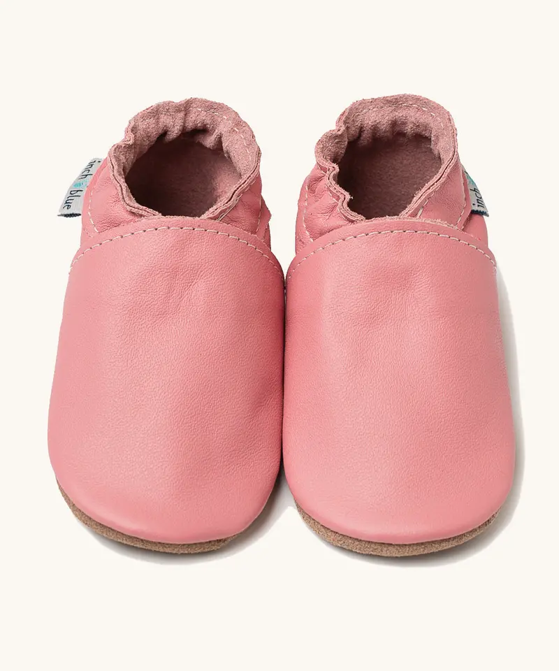 Inch Blue Rubber Sole Barefoot Shoes - Rose Pink 1