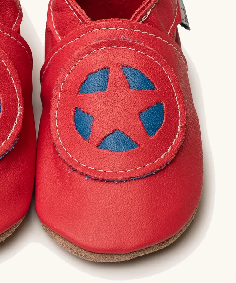 Inch Blue Rubber Sole Barefoot Shoes - Superkid 2