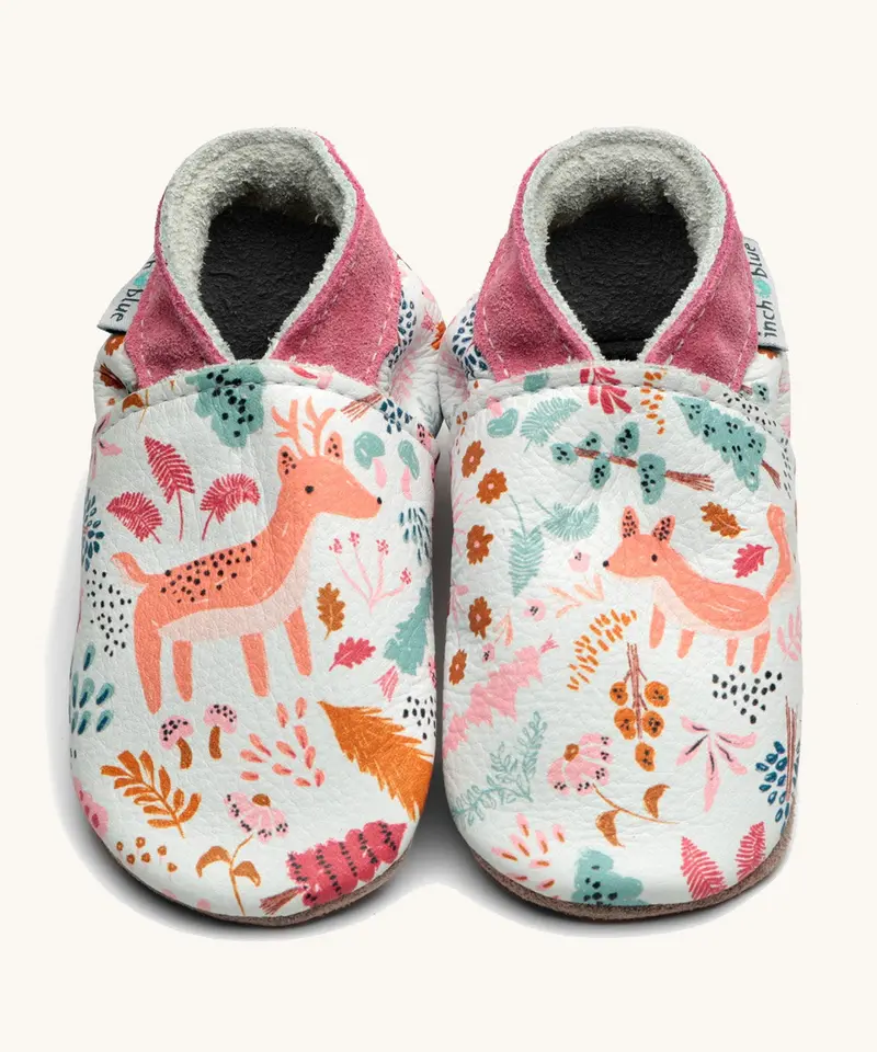 Inch Blue Rubber Sole Barefoot Shoes - Wild Wood 1