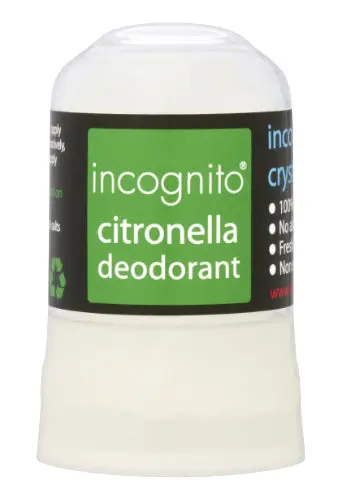 Incognito Natural Crystal Citronella Deodorant 64G 1