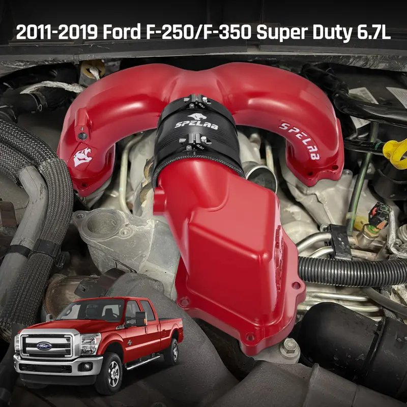 Intake Manifold With Intercooler Pipe Bundle For 2011–2019 Ford F250 F350 F450 6.7L Powerstroke | Spelab 5