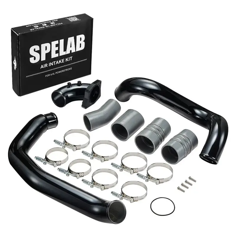 Intercooler Pipe Kit For 2003-2007 6.0 Powerstroke Diesel Ford F250 F350 F450 F550 | Spelab 2