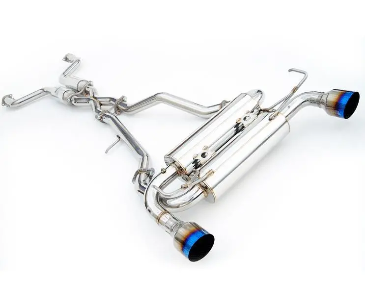 Invidia 02-08 Nissan 350Z Gemini Rolled Stainless Steel Tip Cat-Back Exhaust 1