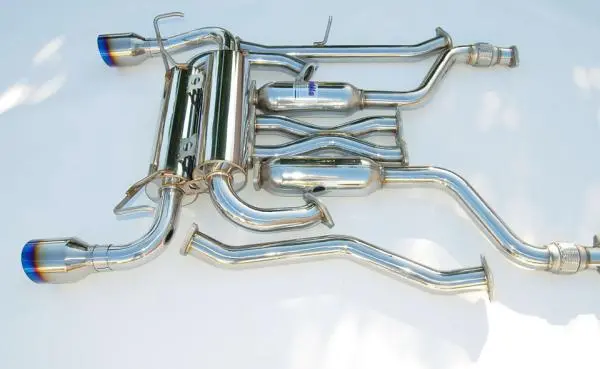 Invidia 03-08 Infiniti Fx35/45 Gemini Single Layer Titanium Tip Cat-Back Exhaust 1