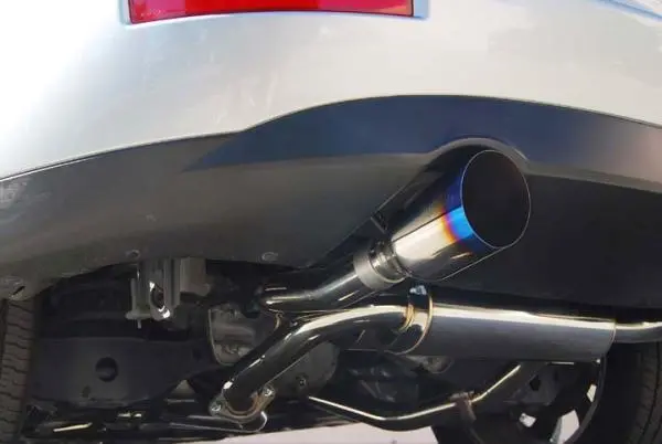 Invidia 03-08 Infiniti Fx35/45 Gemini Single Layer Titanium Tip Cat-Back Exhaust 2
