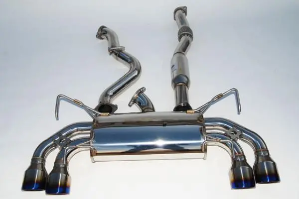 Invidia 08-11 Sti Hatch / 11 Wrx Hatch Dual Q300 Titanium Tip Cat-Back Exhaust 2