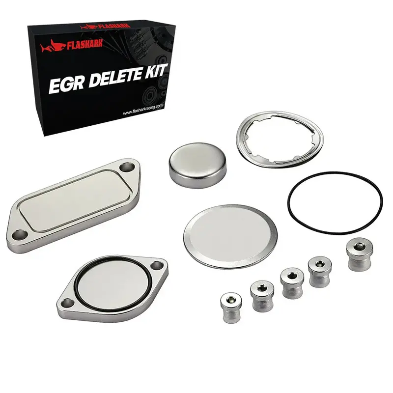 Isx Cm871 Egr Plug Kit Stage 2 Plates And Plugs For 2007-2010 Aluminum 1