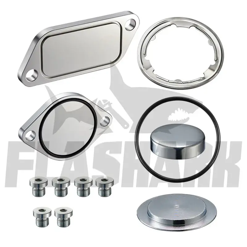 Isx Cm871 Egr Plug Kit Stage 2 Plates And Plugs For 2007-2010 Aluminum 2
