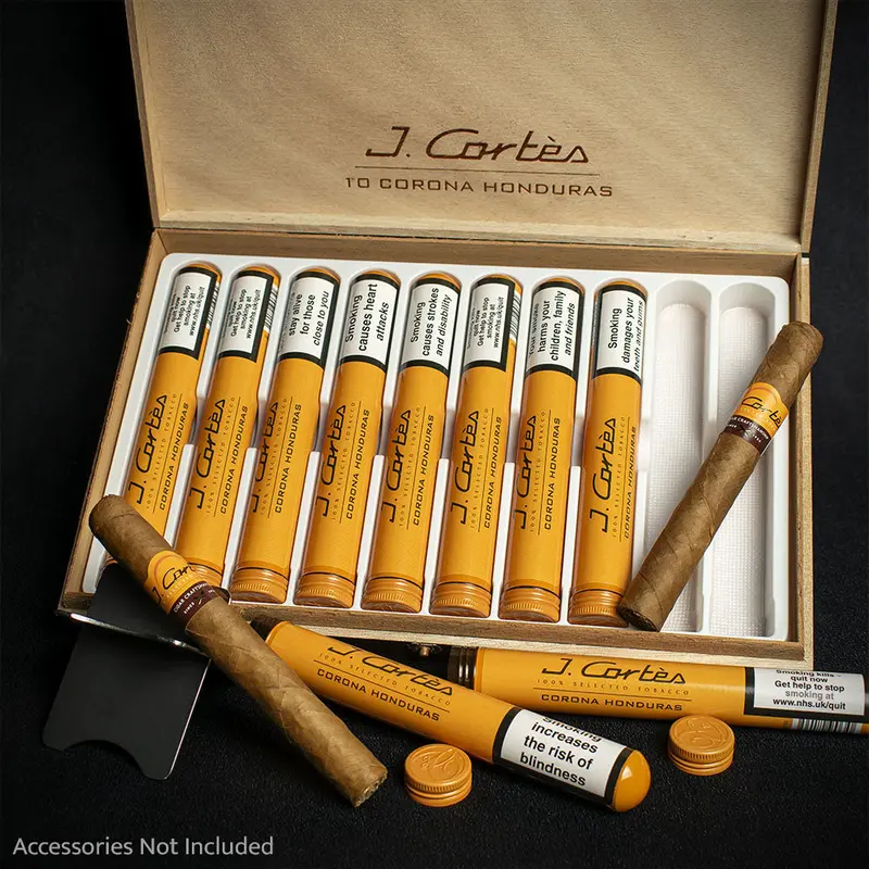 J. Cortes High Class Honduras Corona Cigars - Box Of 10 1