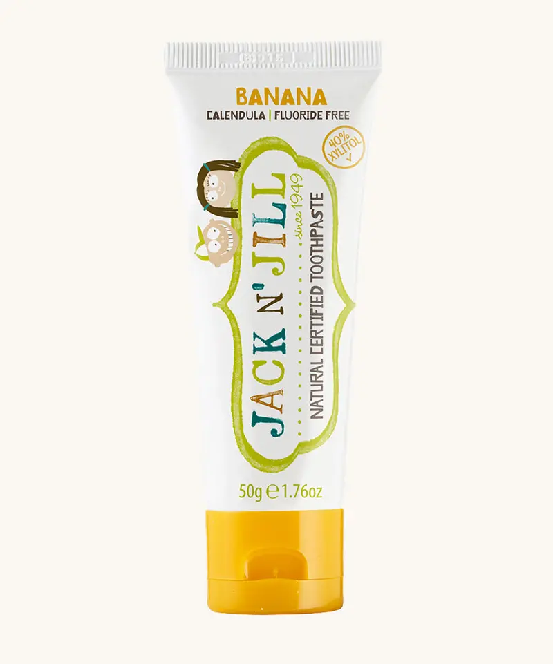 Jack N' Jill Fluoride-Free Banana Toothpaste 50G 1