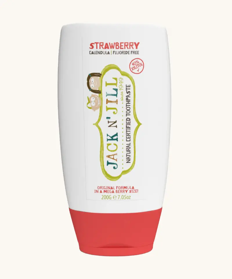 Jack N' Jill Fluoride-Free Strawberry Toothpaste 200G 1