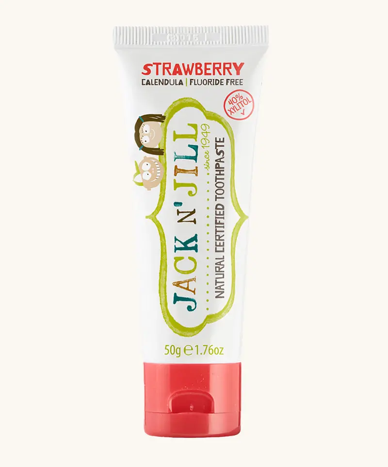Jack N' Jill Fluoride-Free Strawberry Toothpaste 50G 1