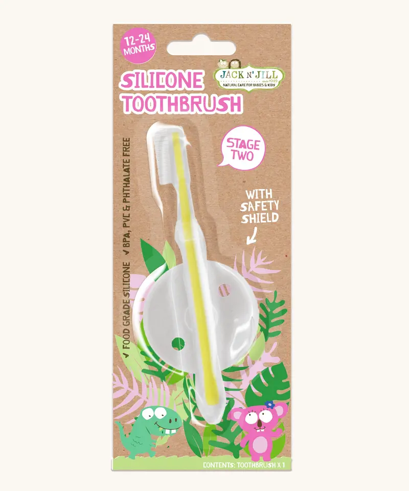 Jack N' Jill Silicone Baby Toothbrush Stage 2 (1-3 Years) 1