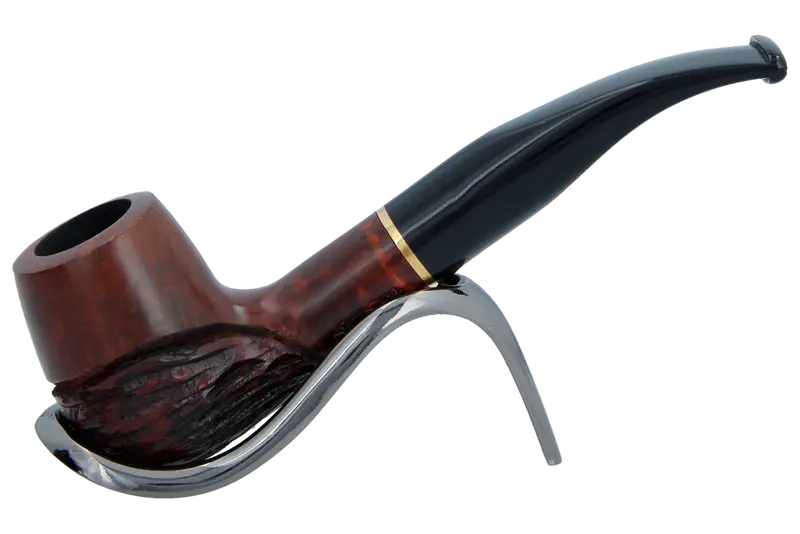Jean Claude 9Mm Filter Rustic Wave Briar Smoking Pipe - Shape 07 1