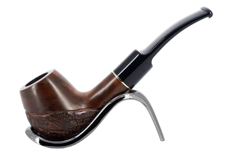 Jean Claude 9Mm Filter Rustic Wave Briar Smoking Pipe - Shape 52 1