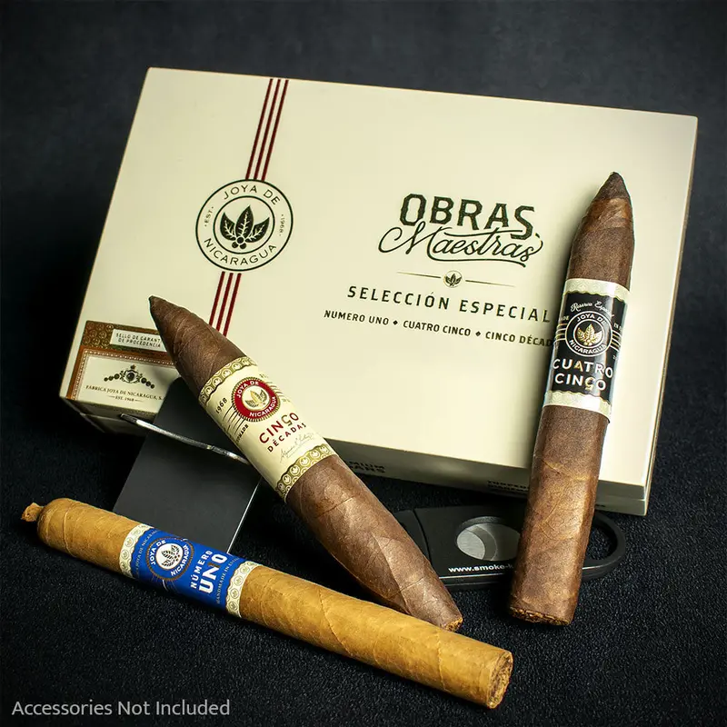 Joya De Nicaragua Obras Maestras Seleccion Especial Cigars Gift Box - Box Of 5 1
