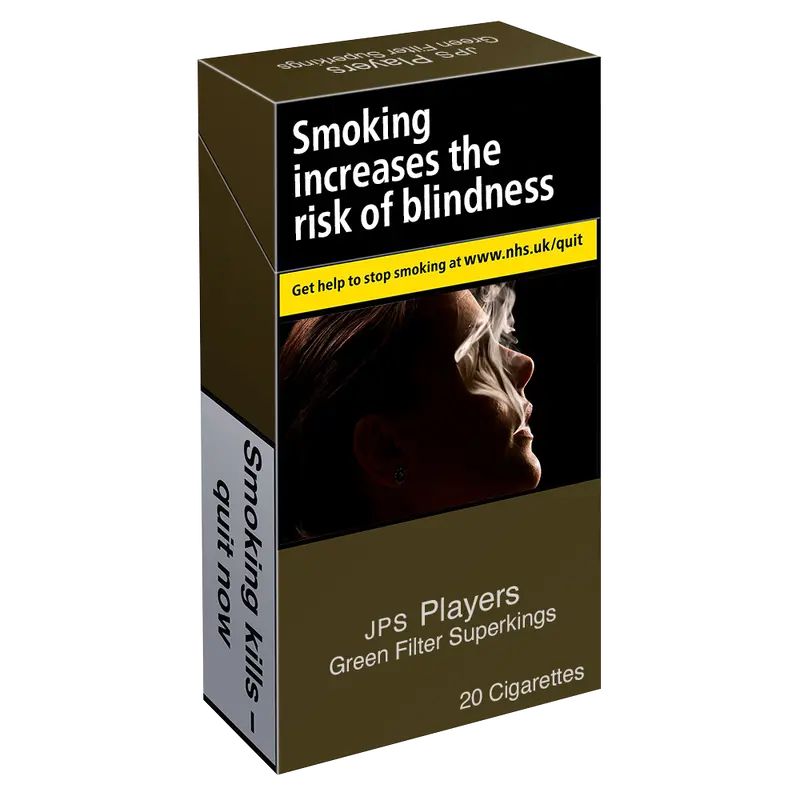 Jps Players Green Filter Superkings - 20 Cigarettes 1