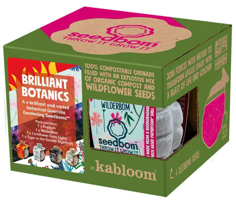Kabloom Brilliant Botanics Seedbom Gift Box 1