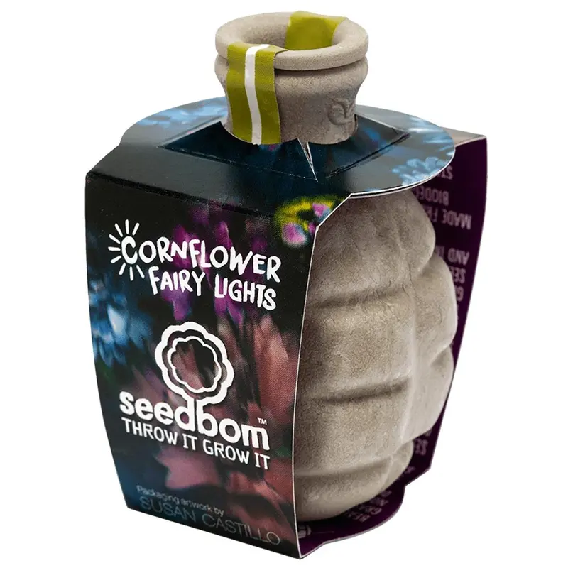 Kabloom Cornflower Fairy Lights Seedbom 1