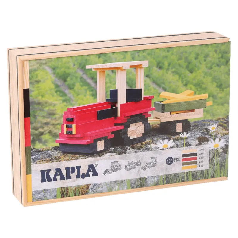 Kapla 155 Piece Tractor Case 1