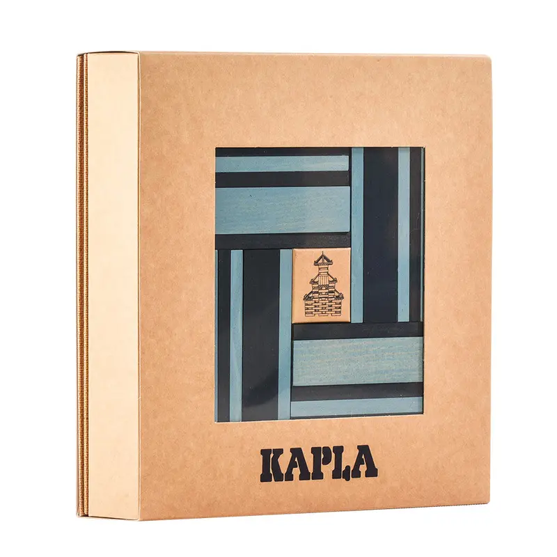 Kapla Book And Colours - Light Blue And Dark Blue 1